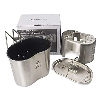 【Four Dog Stove】 ブッシュクッカー LT-2+ファイヤーキット Get your titanium Bushcooker from Four Dog Stove--works like